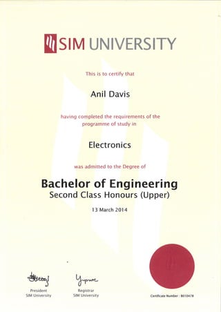 Anil_Degree in Electronics Engineering_Scroll