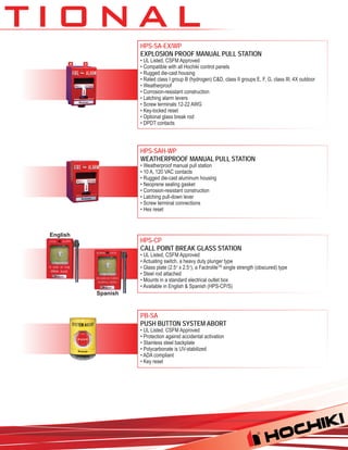2015 Hochiki Product Catalog_Reduced | PDF