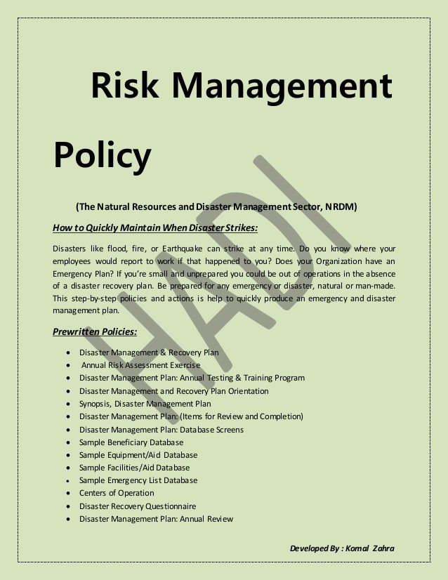 risk-management-policy-nrdm