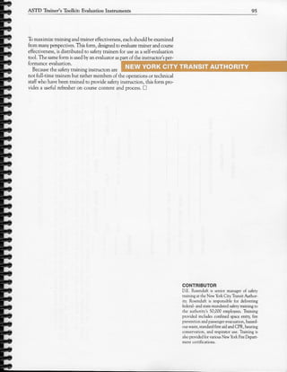 ASTD Evaluation Tool | PDF