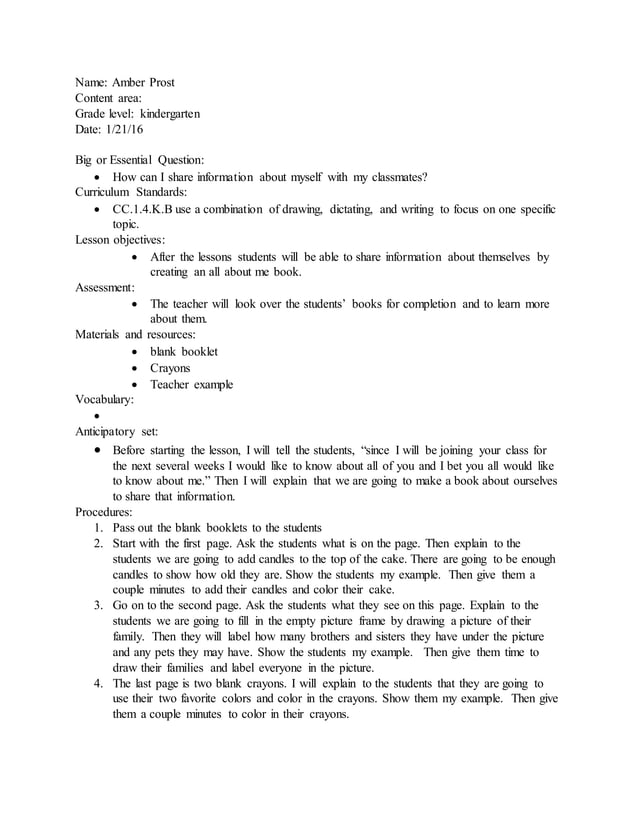 intro lesson plan | DOCX
