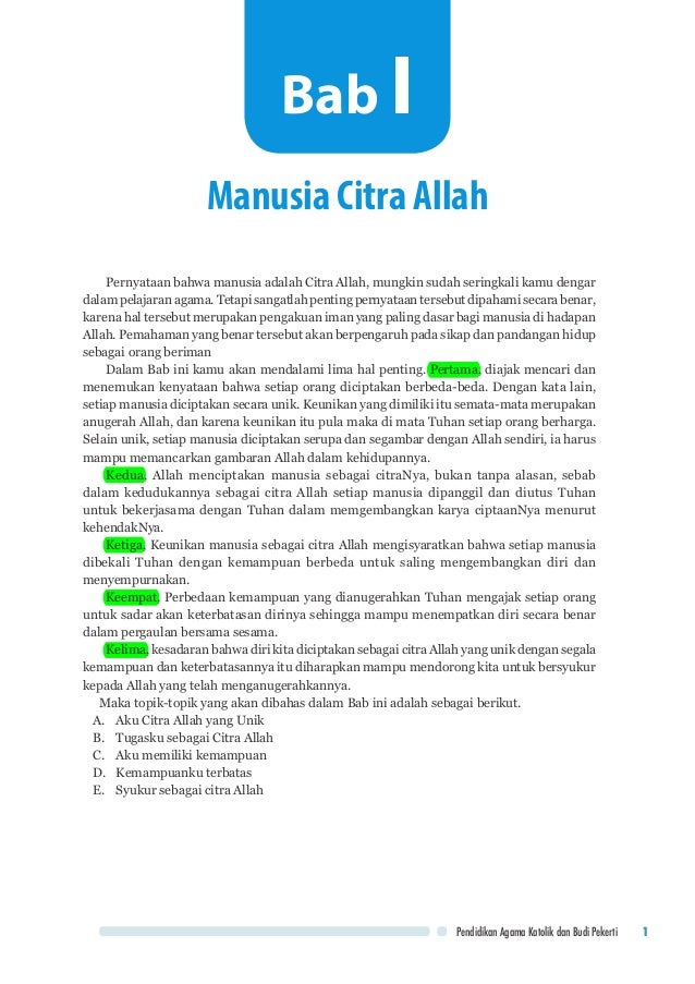 Kelas 7 Agama Katolik Buku Siswa