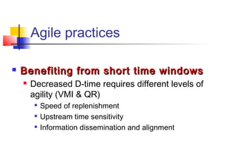 7 agile supply chain | PPT