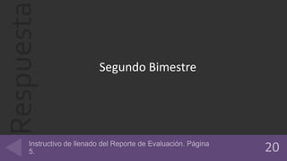 Respuesta
Segundo Bimestre
 