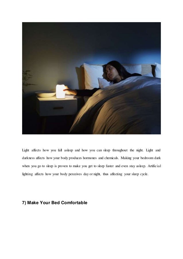 7 amazing things that make you sleepy on bed