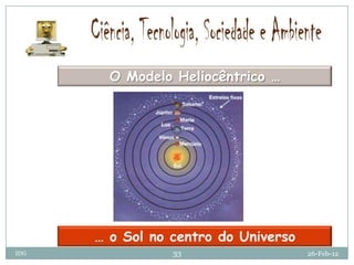 O Modelo Heliocêntrico …




      … o Sol no centro do Universo
IDG              33                   26-Feb-12
 