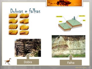 64       26-Fev-12




Dobras e falhas




      Dobra            Falha
                               IDG CN 7º ano
 