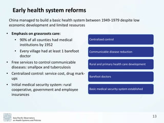 APO People's Republic of China Health System Review (Health in ...