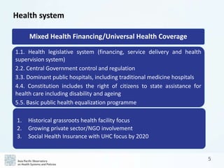 APO People's Republic of China Health System Review (Health in ...
