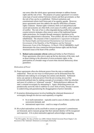 Peace Agreements and the Law of Peace | PDF