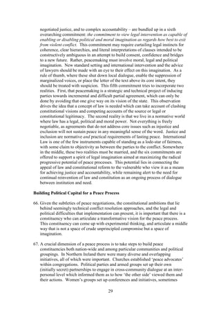 Peace Agreements and the Law of Peace | PDF