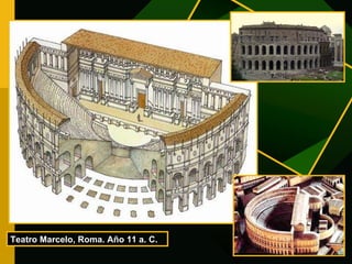 Teatro Marcelo, Roma. Año 11 a. C. 