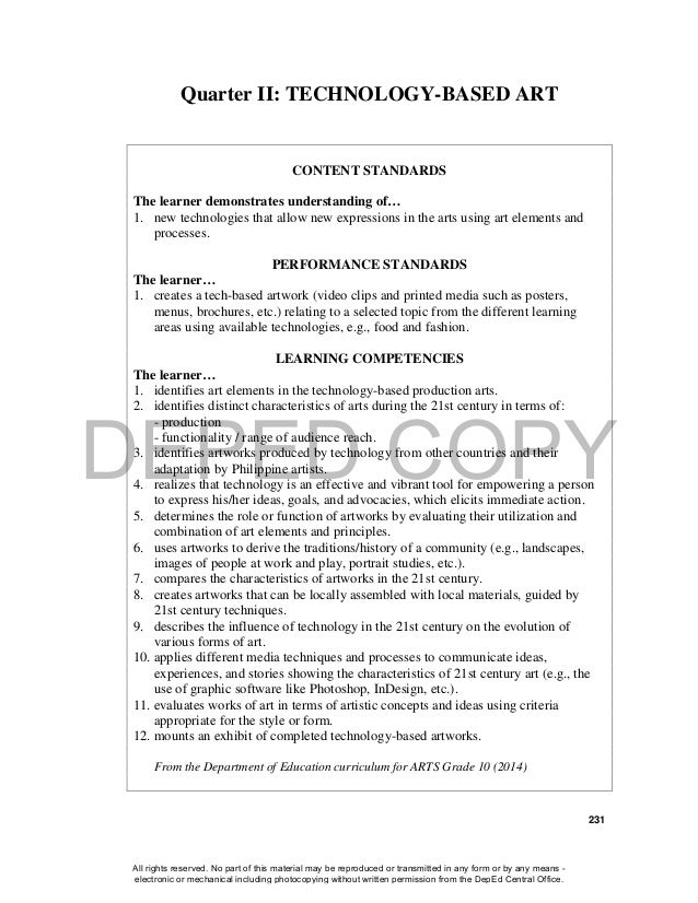 grade memos papers maths exam 5 and arts 2 quarter grade 10