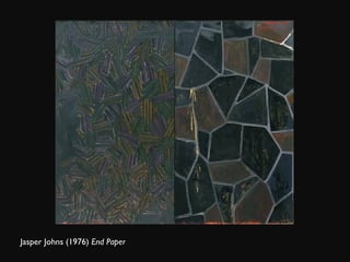 Jasper Johns (1976)  End Paper   