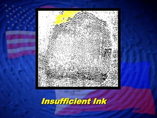 Ink Unevenly Distributed