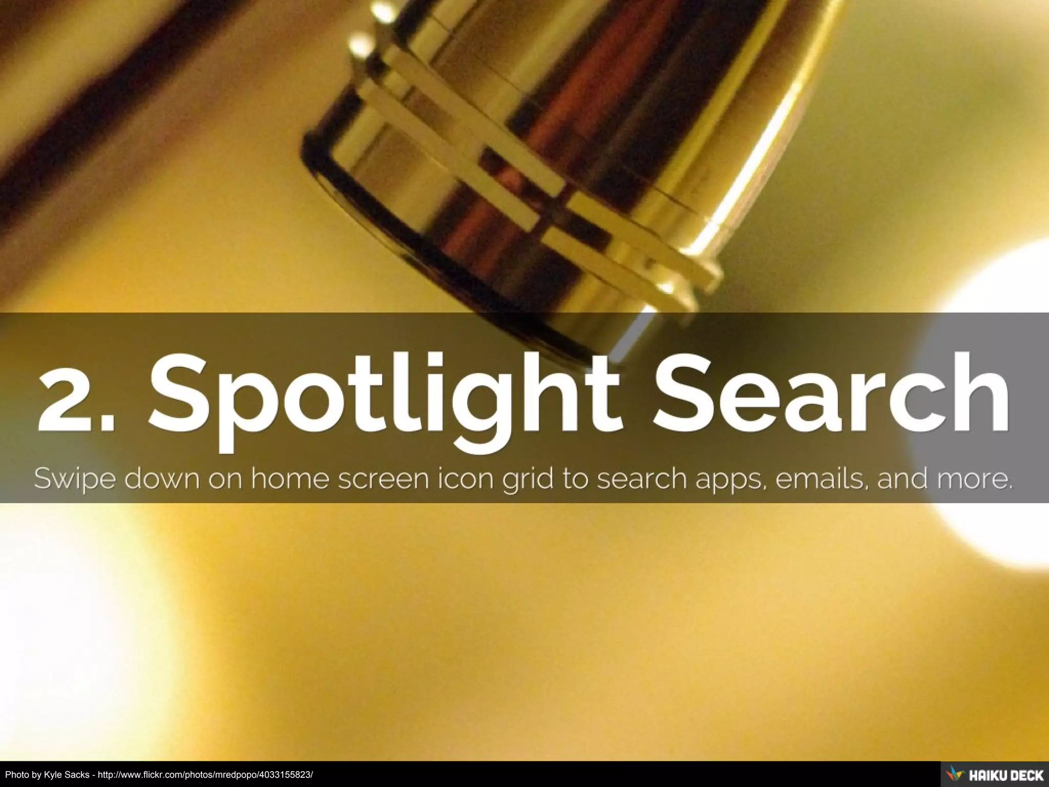 Photo by Kyle Sacks - http://www.flickr.com/photos/mredpopo/4033155823/
 