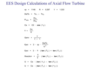 Comprehensive Analysis and Design of Axial Flow Turbines in Gas Turbine ...