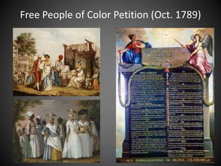 Free People of Color Petition (Oct. 1789)
 