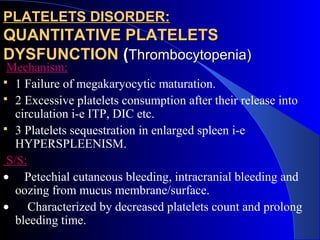 7b..bleeding disorder | PPT