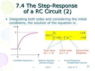 First Order Rl And Rc Circuits Comprehensive Study of First-Order Electrical Circuits: RC and RL ...