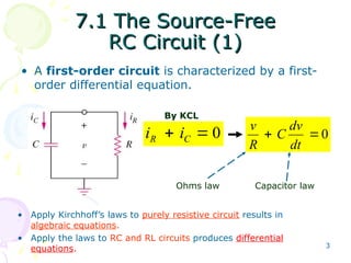 First Order Rl And Rc Circuits Comprehensive Study of First-Order Electrical Circuits: RC and RL ...