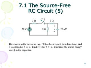 First Order Rl And Rc Circuits Comprehensive Study of First-Order Electrical Circuits: RC and RL ...