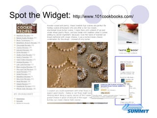 Spot the Widget:  http://www.101cookbooks.com/ 