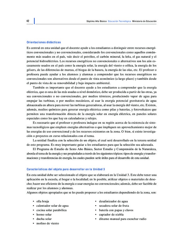 Prof. Waldo Delgado Planes y Programas Septimo Basico