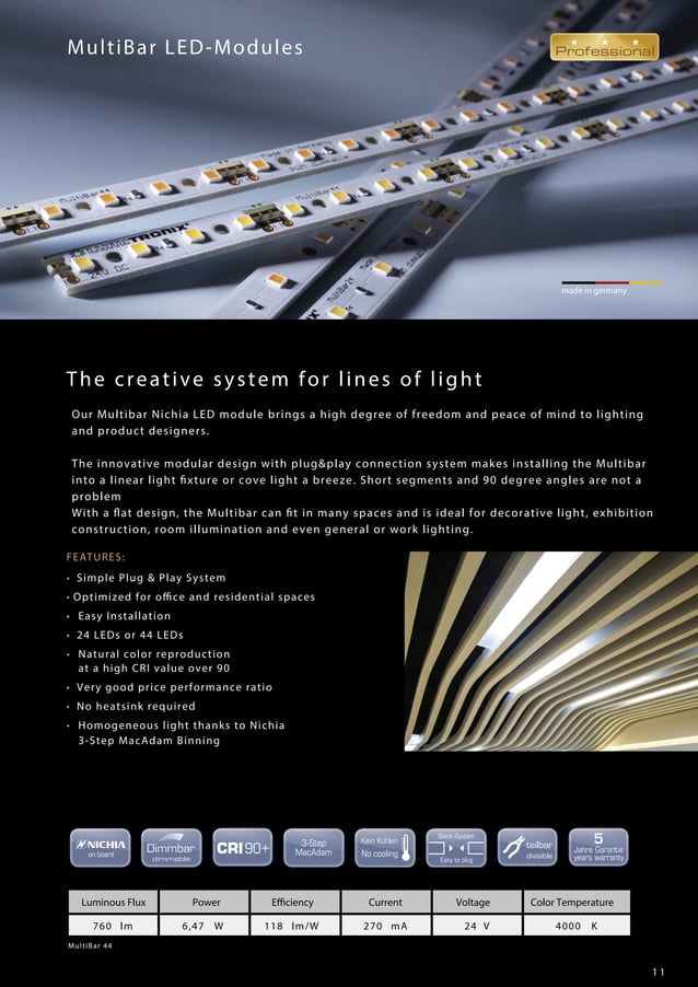 Nichia product catalogue PDF