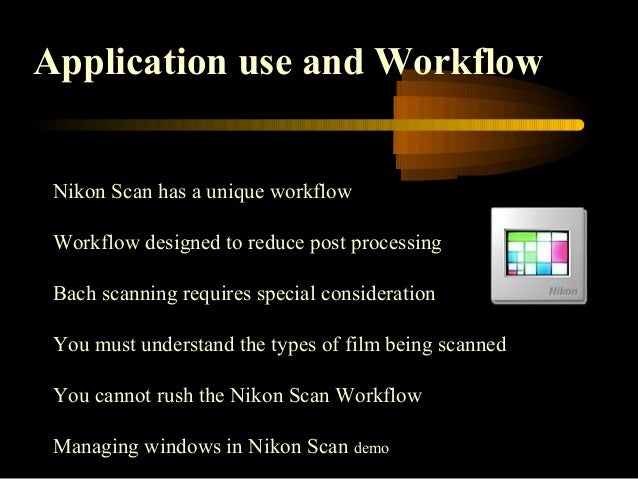 nikon scan 3.1 software