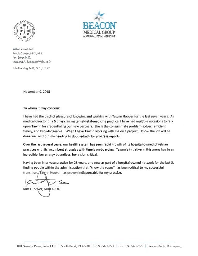 kurt stiver md professional reference letter letter of professional reference