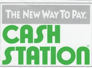 Cash Station Intro POS Signage