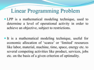7b3ba module ii lpp_part i- formulation (a) | PDF | Business | Business ...