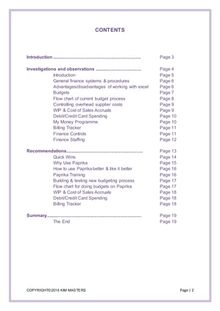 Finance Roadmap example | DOCX