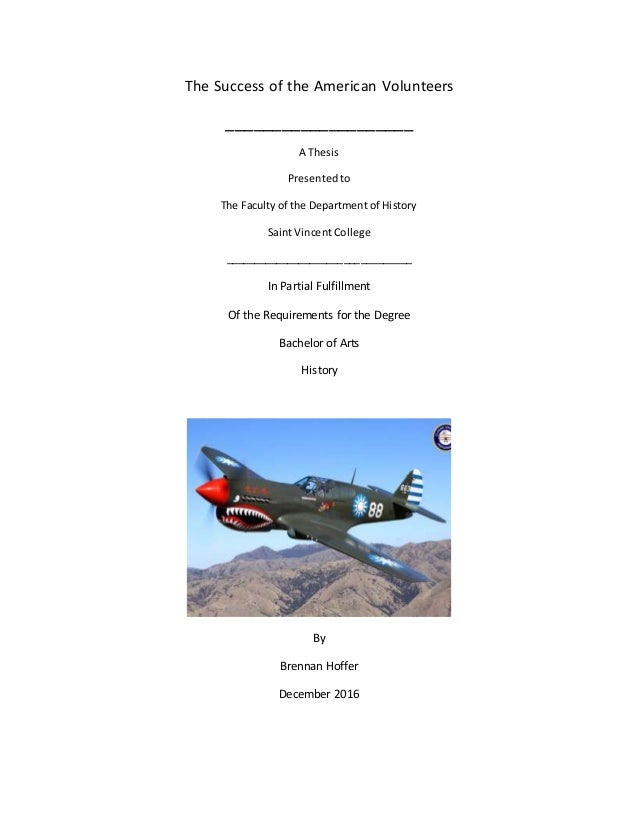 Dissertation and volunteers