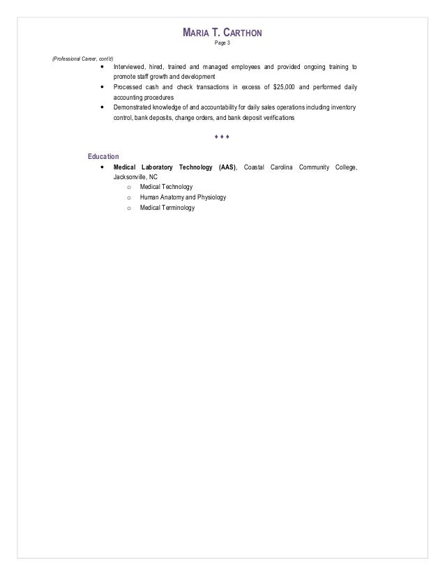 lead position resume