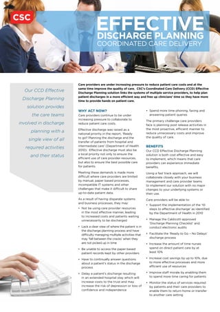 discharge planning | PDF