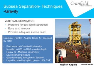 Subsea Separation presentation