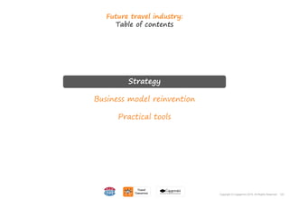 122Copyright © Capgemini 2015. All Rights Reserved
Strategy
Business model reinvention
Practical tools
Future travel industry:
Table of contents
122Copyright © Capgemini 2015. All Rights Reserved
 