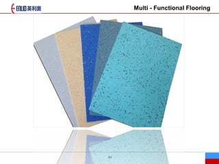 81
Multi - Functional Flooring
 
