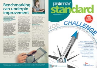 o
standardSeptember2015
the
A CompanyPublished by: Promar International, Alpha Building, London Road, Stapeley, Nantwich, Cheshire, CW5 7JW.
Tel 01270 616800 • Fax 01270 616704 • www.promar-international.com • www.promardairydirect.com
Benchmarking
can underpin
improvement
Promar UK Farm Business
Accounts Manager Carrie
Leech believes more
farmers should be getting
actively involved in
benchmarking.
All farmers will have been affected
by the recent price drop, the extent
of which depending on the
individual circumstances on farm.
As margins become tighter it is
vital to gain more control over
the technical and financial figures.
To gain this control, first we must
understand our figures. As a
method of achieving this,
benchmarking practices are
becoming more popular amongst
UK dairy farmers.
Areas for investigation
Benchmarking allows you to
compare the physical and financial
performance of your farm to the
performance of other similar farms
whether by farm type, farm system,
herd size, gross margins, profit,
yield or many other criteria. It will
allow you to determine how your
business compares and can be used
to identify areas for investigation
and improvement opportunities.
Equally importantly it will flag up
where performance is better than
being achieved elsewhere.
Benchmarking can provide the basis
for discussions with employees and
stakeholders and can be a great
motivator when things are
highlighted as going well.
Whether comparing to Mr Smith
down the road, Mr Jones 350
miles away, or the 30 others
operating similar systems to you
across the country, it is important
to benchmark realistically. You
need to compare to a realistic
sample of farms. Don’t benchmark
against average performance in
isolation. Always look at the top
20% or equivalent as this gives a
more challenging target. Ensure
your results have been calculated
in the same way as the sample
you are comparing against. It is
essential to compare like with like.
Benchmarking groups
While there are numerous data sets
that can be used for benchmarking
including dairy costings such as
Promar Milkminder, full farm
accounts like Promar Farm Business
Accounts and industry schemes such
as Interherd and AHDB Milkbench,
we are seeing an increased interest
in benchmarking groups.
Groups provide an opportunity
to meet and discuss issues and
concerns openly with others in
a similar situation to yourself in
an open but confidential
environment. Exchanging advice
or sharing procedures that have
been proven successful can help
identify where opportunities
might exist to change management
to increase efficiency or reduce
costs. The additional benefit of
groups which should not be
underestimated is the sincerity,
friendship and networks that are
so often created.
Develop a vision
Benchmarked results can help
develop a vision for a farm, to
challenge where a business should
be aiming. There are multiple
outputs of benchmarking
discussions but having the ability to
adapt and make changes will be the
thing that makes change happen.
Once change has been identified,
be solution focused, seek advice and
continue to stay connected with
your benchmarking counterparts.
Stay up to date with regulations
and when making decisions, be sure
to think long term.
Benchmarking using robust data
such as that produced by Promar
Farm Business Accounts is set to
play an increasing important role in
the development and maintenance
of durable dairy farm businesses.
Carrie Leech
UK Farm business Accounts Manager
Time to challenge our thinking
Living with volatility
What will define the next generation
of successful dairy farmers
Understanding of cost levels is
foundation of durability
Can dairy producer organisations
redefine the industry landscape?
Management data underpins
performance improvement
Benchmarking can underpin
improvement
WIN
£1200
of Promar
services
 