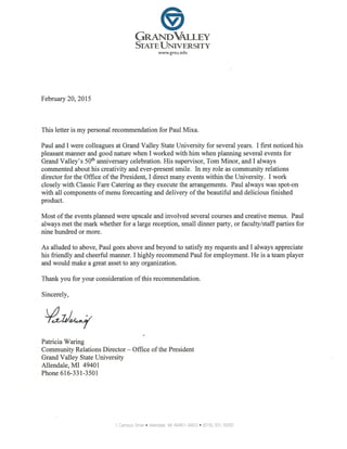 Letter of Rec for Paul Mixa 2.20.15