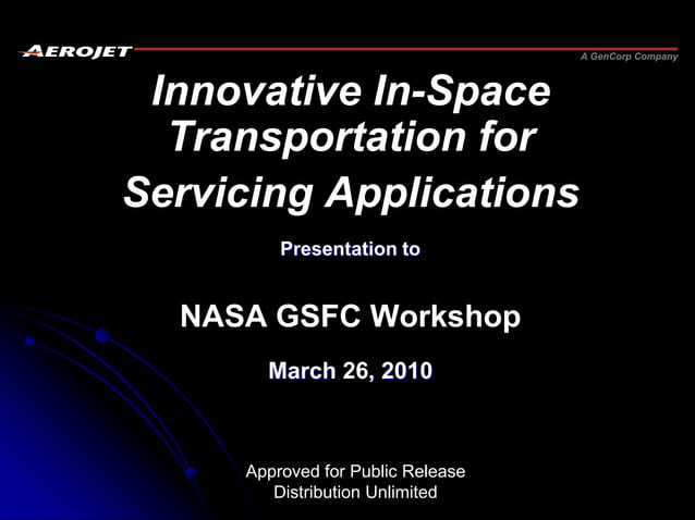 GSFC_Servicing_Workshop | PPT