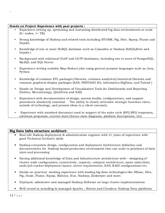 it architect resumes