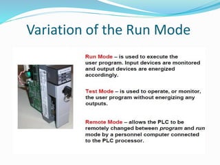 Variation of the Run Mode
 