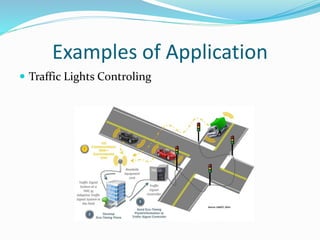 Examples of Application
 Traffic Lights Controling
 