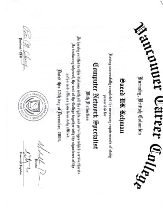 1-Computer Network Specialist (CNS) Diploma