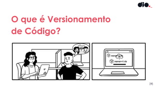 O que é Versionamento
de Código?
[9]
zapzap-v1.zip
zapzap-v1.zip
 