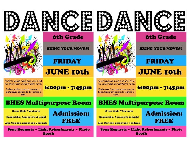 6th Grade Dance