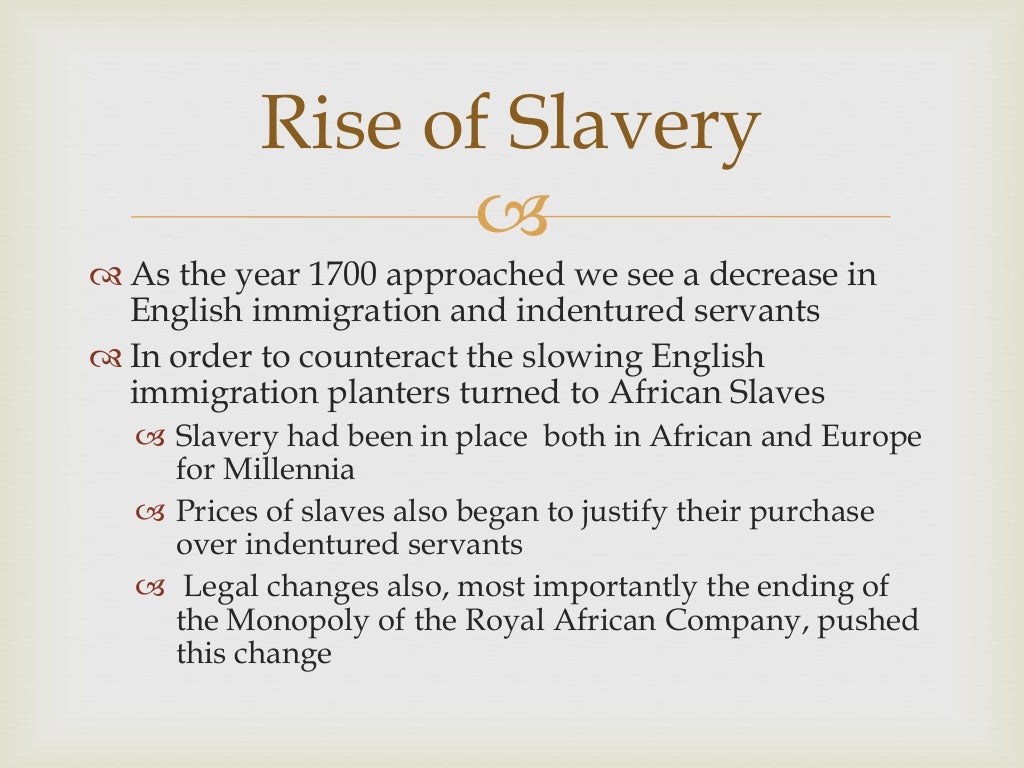 7) bacon gçös rebellion and the expansion of slavery